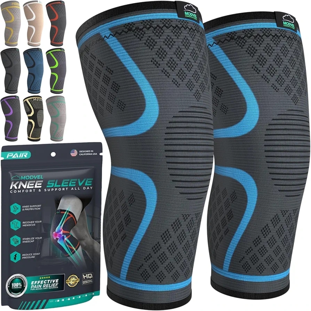 Modvel Compression Knee Brace 2-Pack Knee size XL unisex NWT - Picture 7 of 9